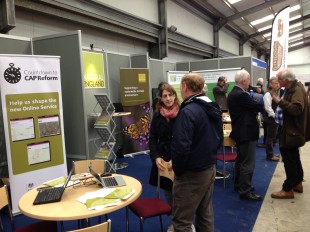 The stand at Beef Expo