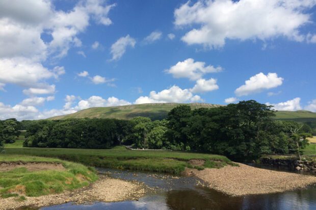 View of the river Ure