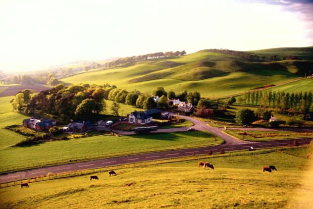 Landscape image of Cumbrian hillside